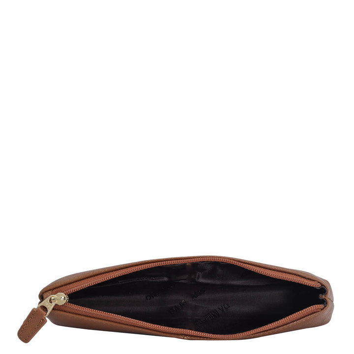 Franzy Leather Multi Pouch - Cognac