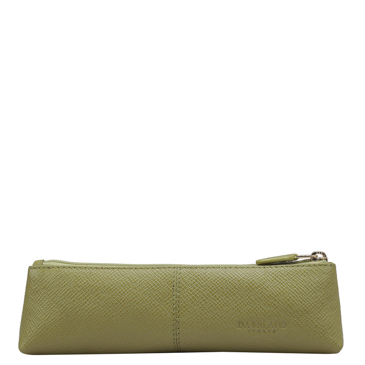 Franzy Leather Multi Pouch - Olive