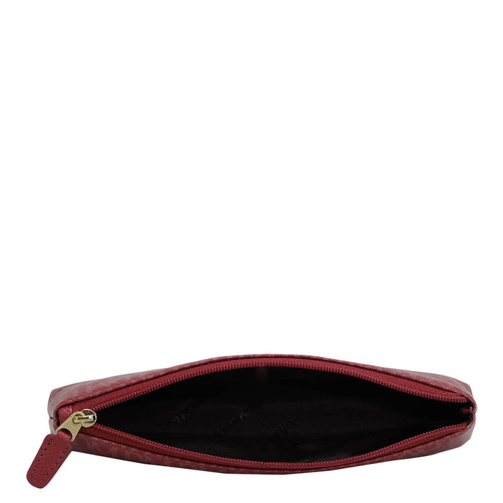 Monogram Leather Multi Pouch - Plumberry