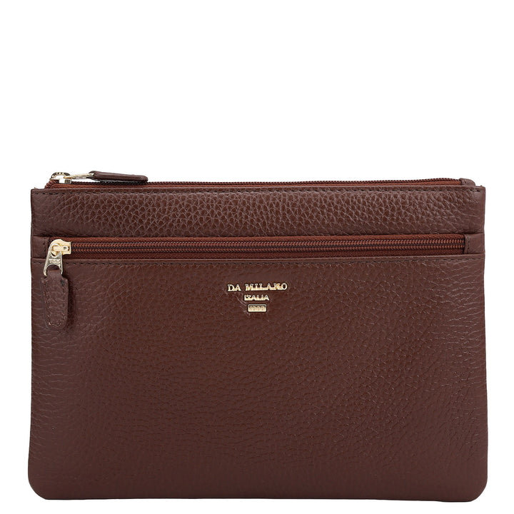 Wax Leather Multi Pouch - Espresso