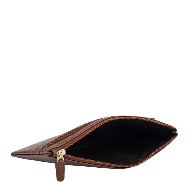 Wax Leather Multi Pouch - Espresso