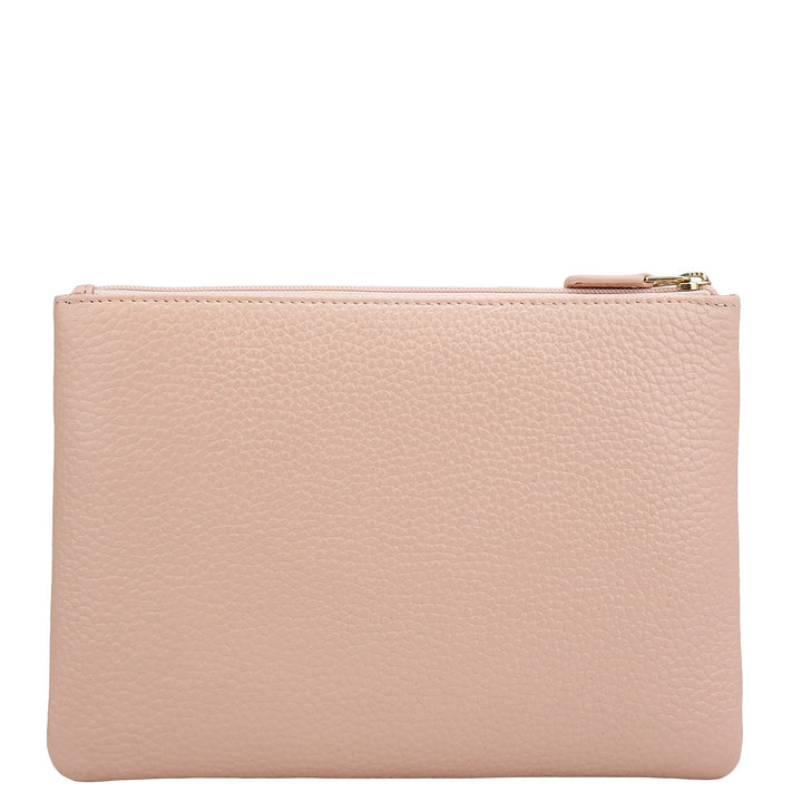 Wax Leather Multi Pouch - Feather