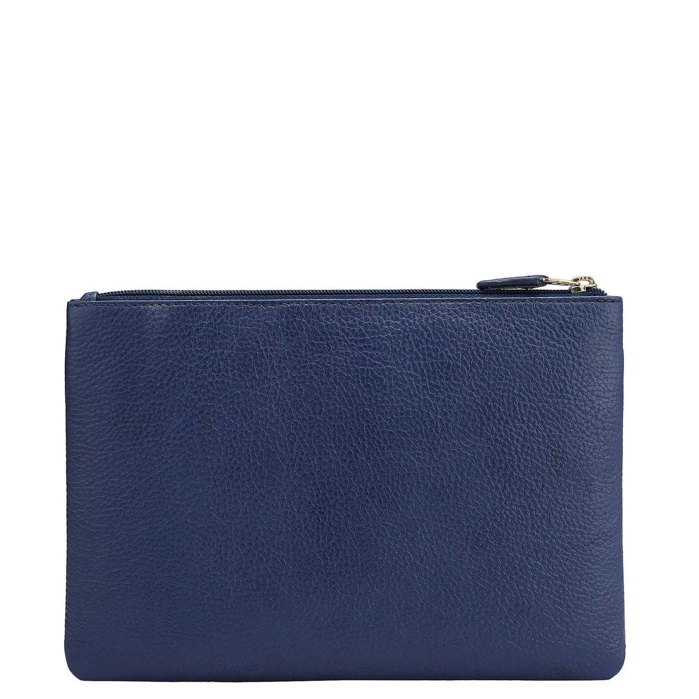 Wax Leather Multi Pouch - Light Blue
