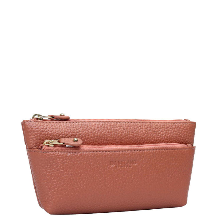 Wax Leather Multi Pouch - Terracotta