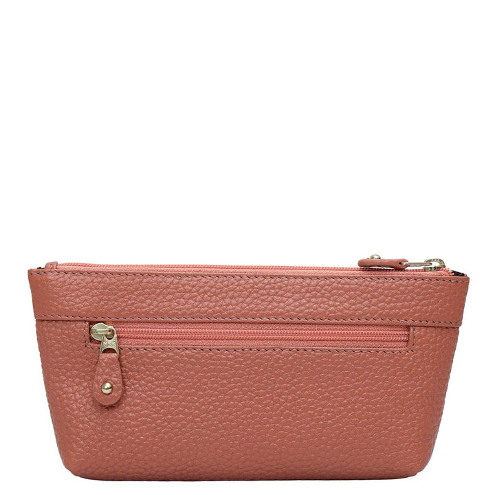 Wax Leather Multi Pouch - Terracotta