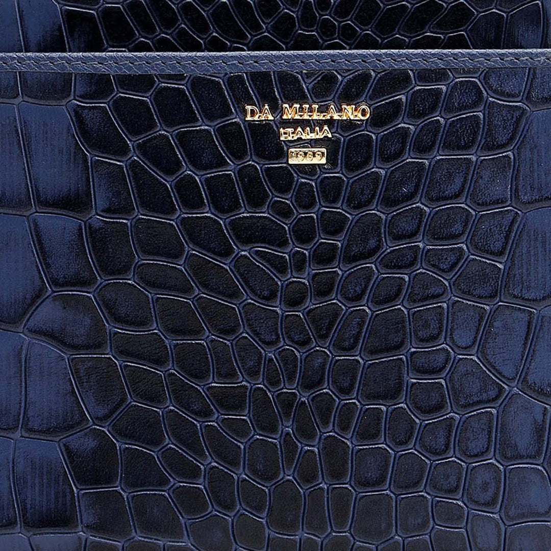 Croco Leather Multi Pouch - Stardust