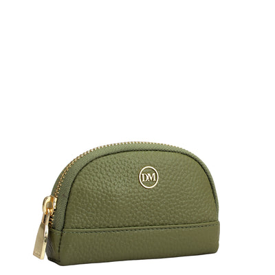 Wax Leather Multi Pouch - Fern