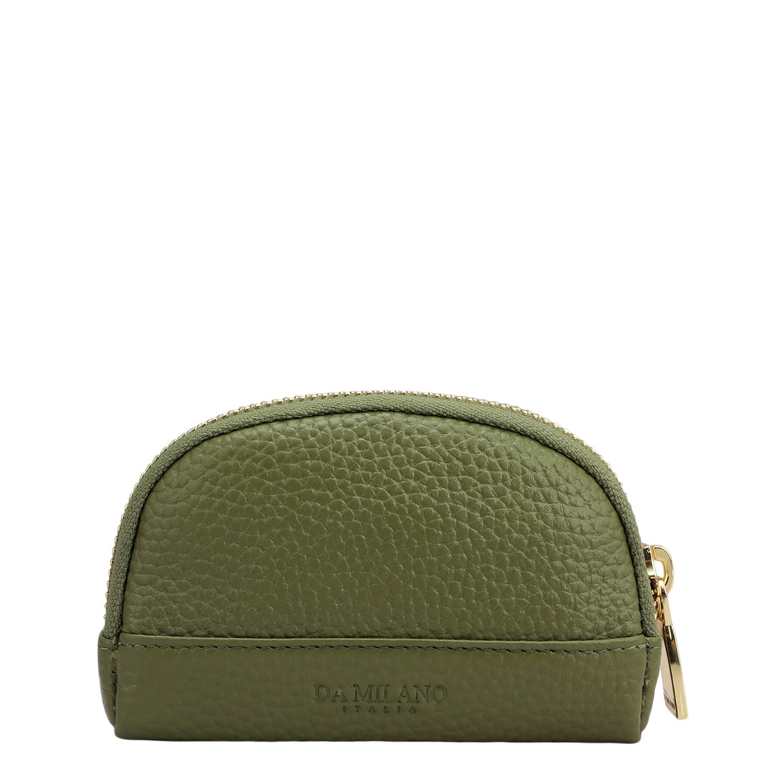 Wax Leather Multi Pouch - Fern