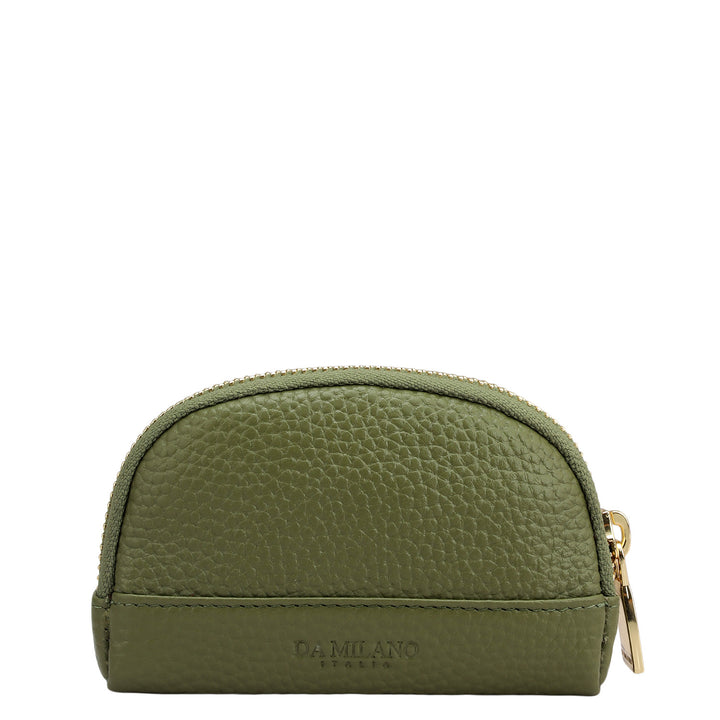 Wax Leather Multi Pouch - Fern