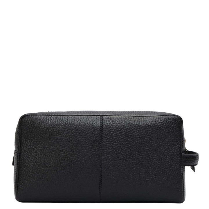Wax Leather Multi Pouch - Black