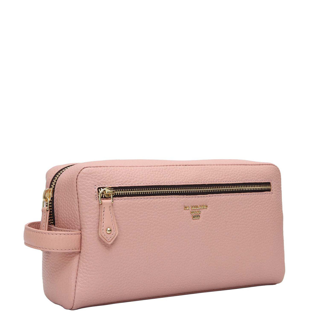 Wax Leather Multi Pouch - Feather