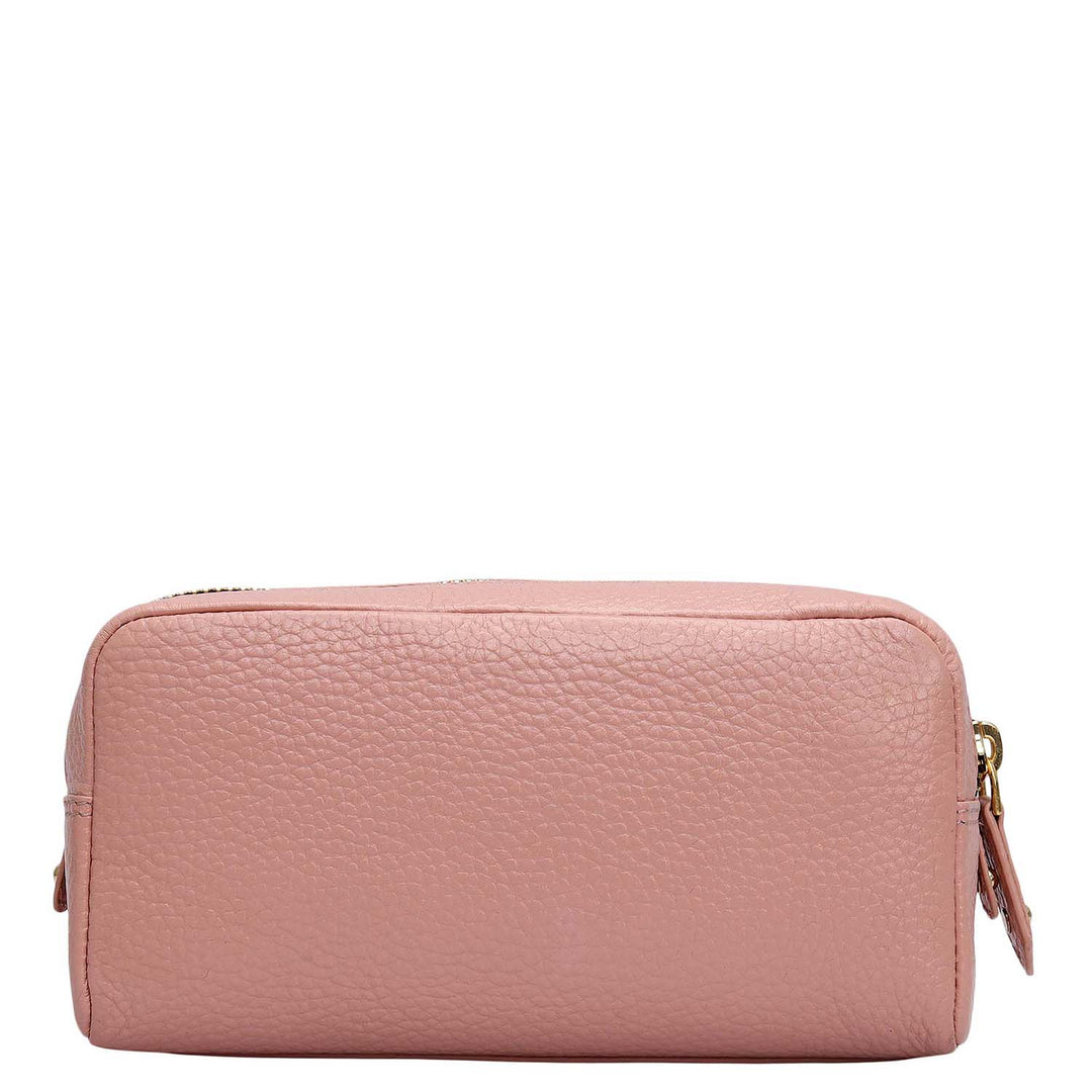 Wax Leather Multi Pouch - Feather