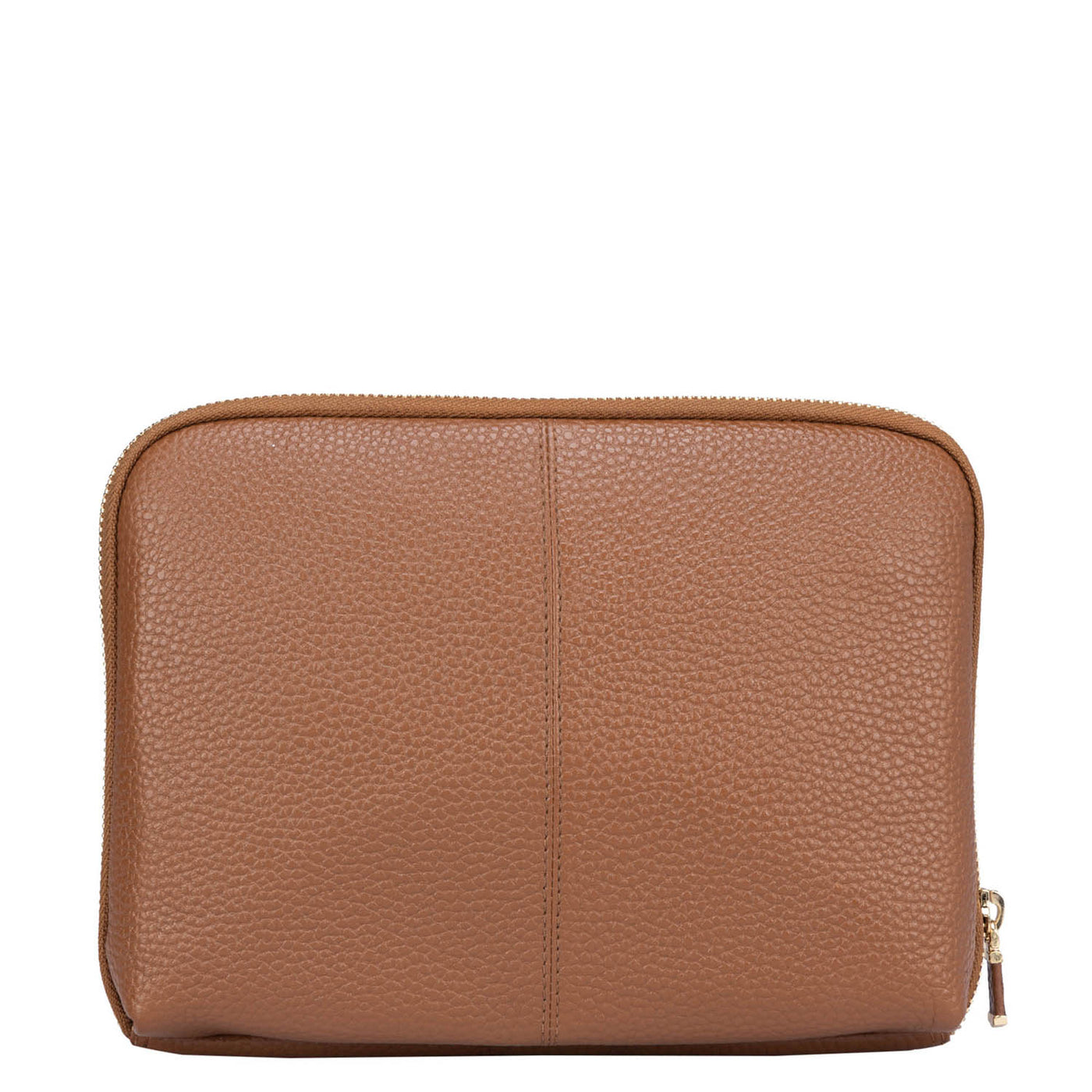 Wax Leather Multi Pouch - Cognac