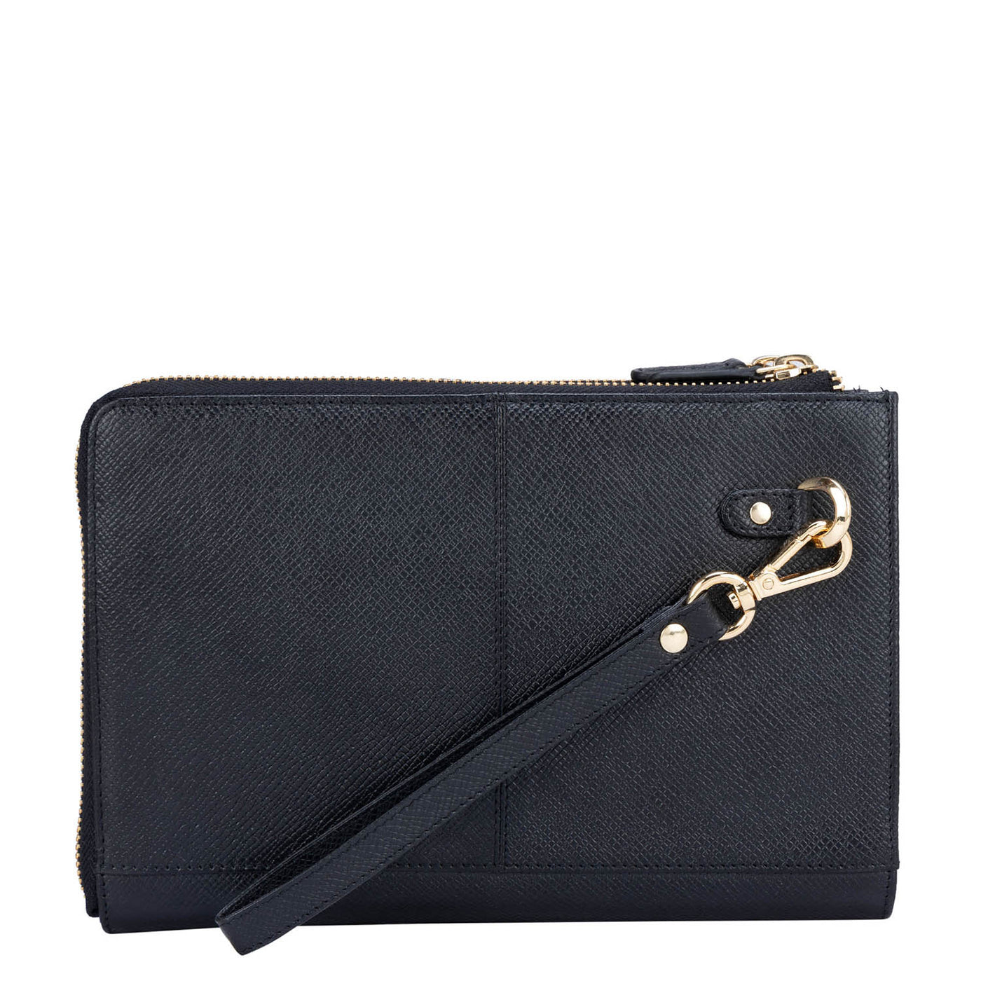 Franzy Leather Multi Pouch - Black