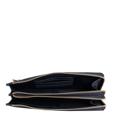 Franzy Leather Multi Pouch - Black