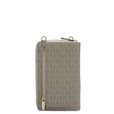 Monogram Leather Crossbody - Chalk