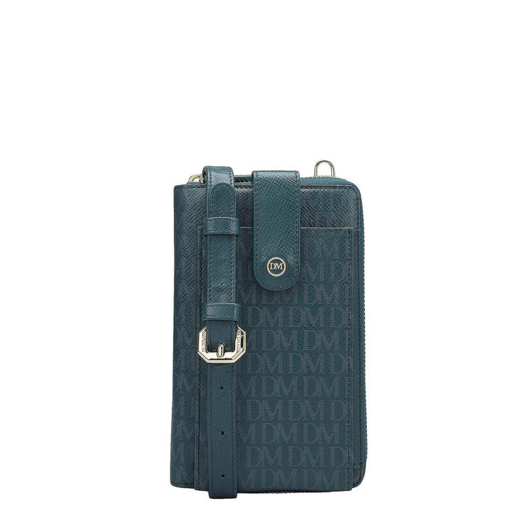 Monogram Leather Crossbody - Octane