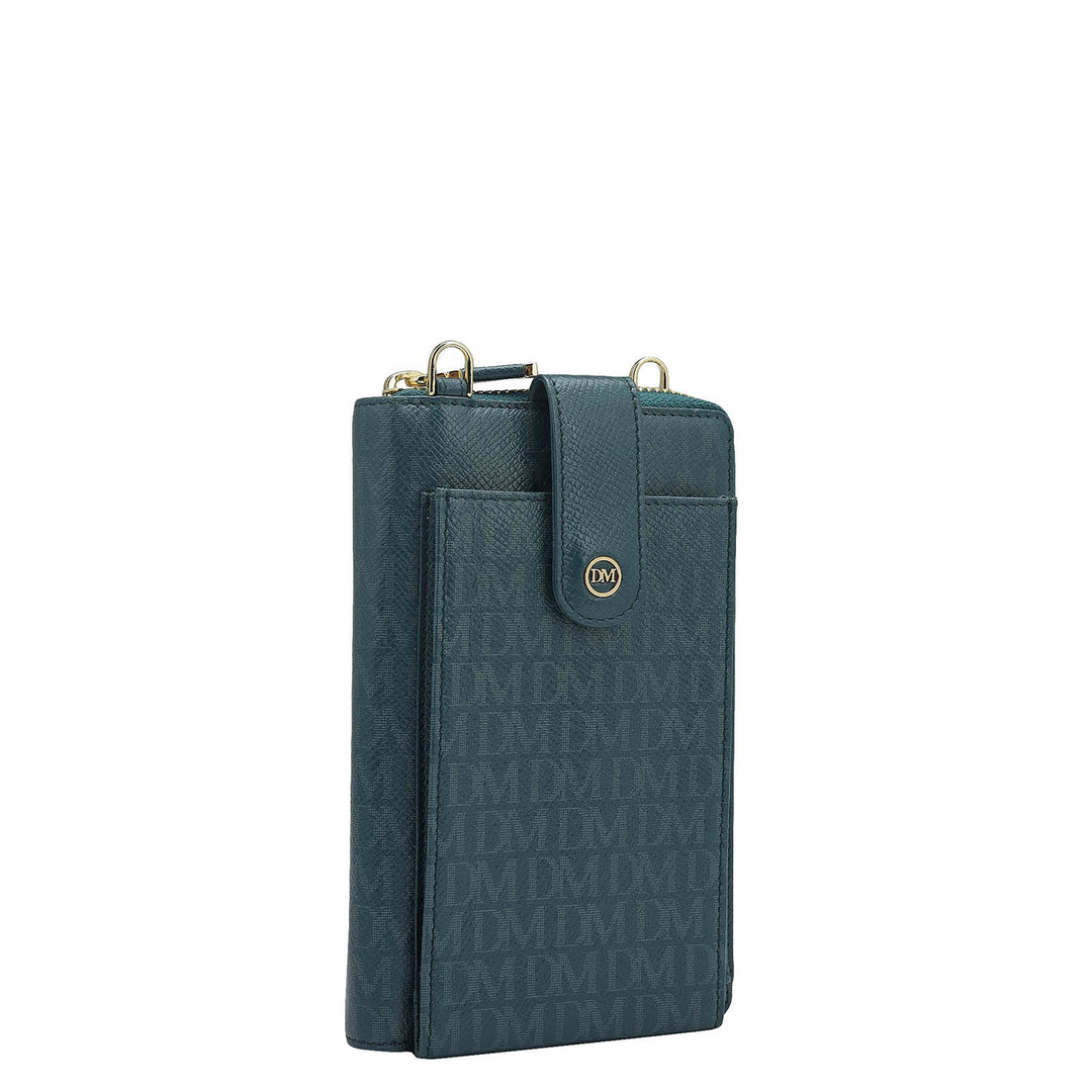 Monogram Leather Crossbody - Octane