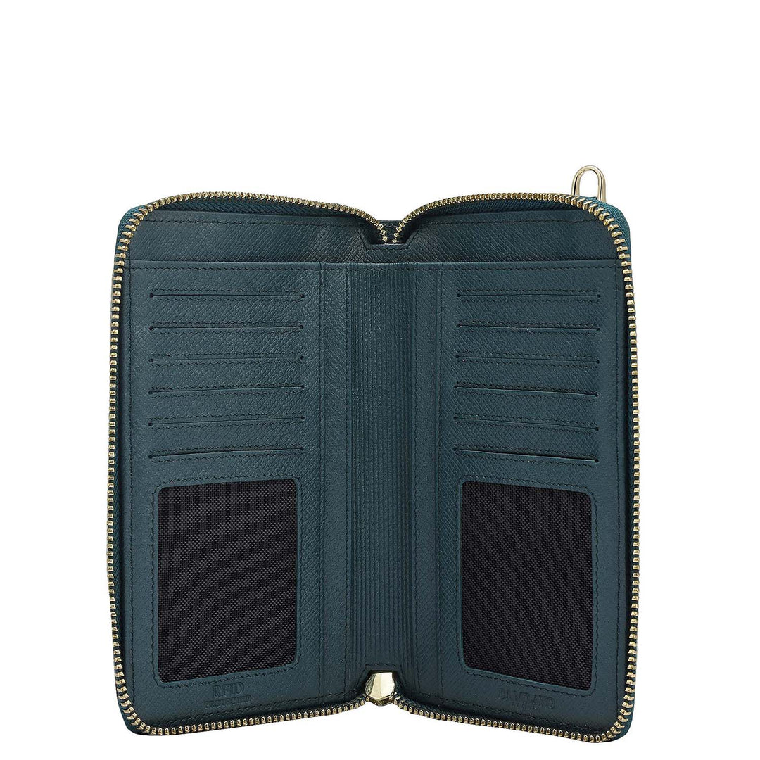 Monogram Leather Crossbody - Octane