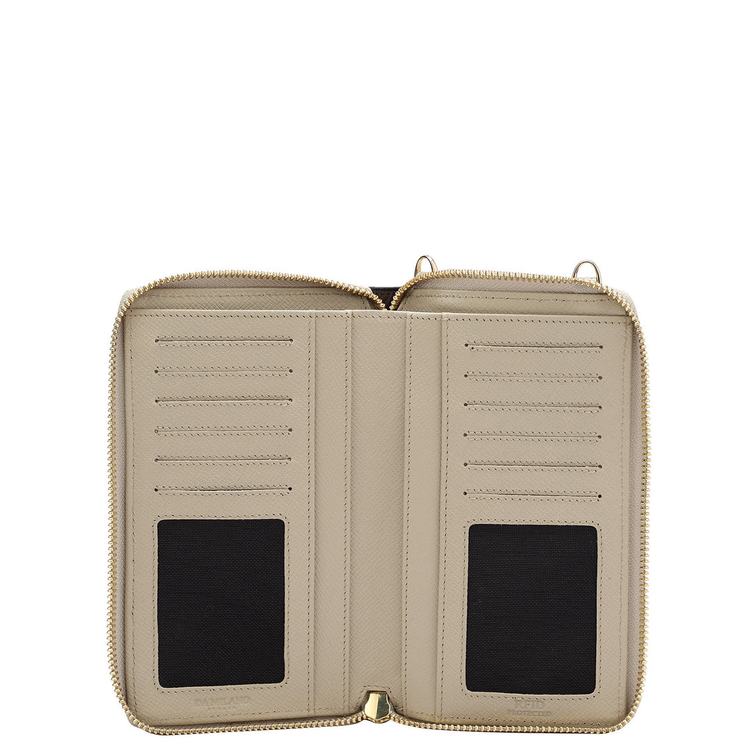 Monogram Leather Crossbody - Lamb