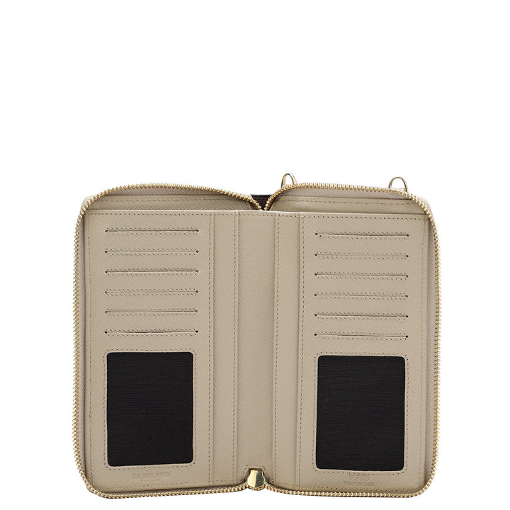 Monogram Leather Crossbody - Lamb