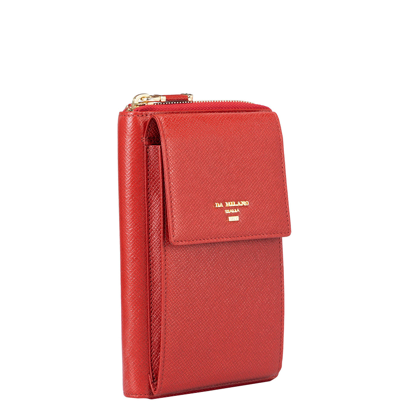 Franzy Leather Crossbody - Red