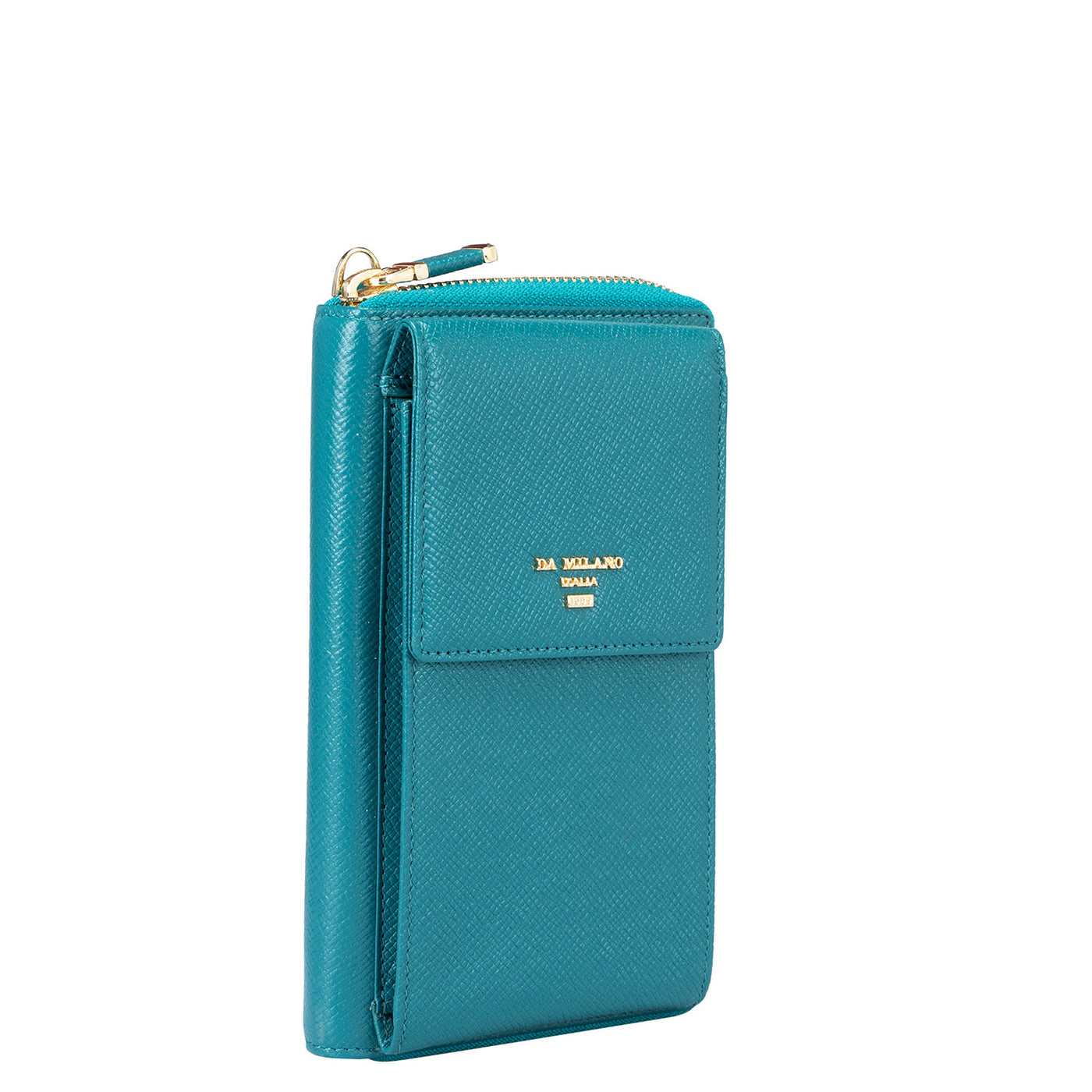 Franzy Leather Crossbody - Teal