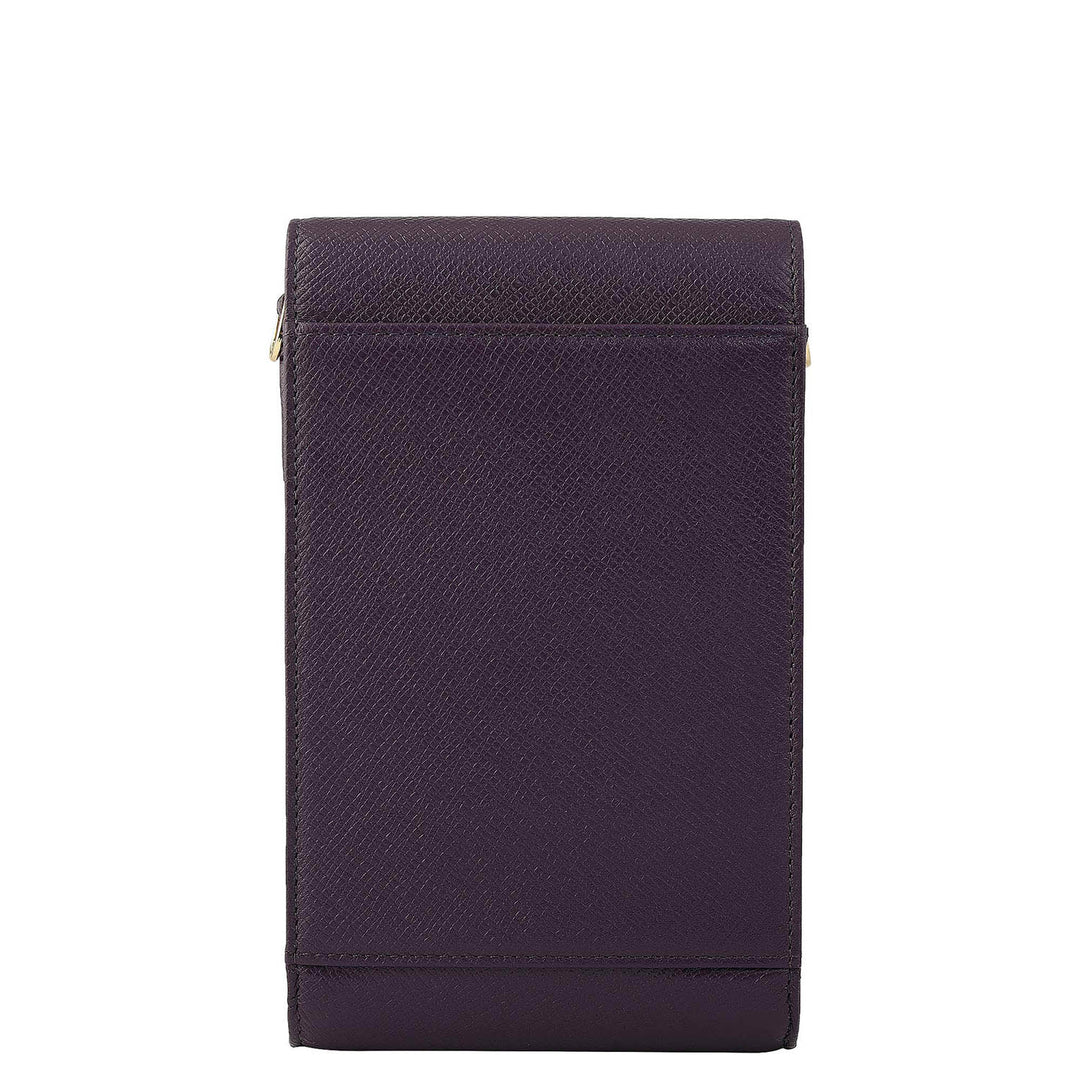 Franzy Leather Crossbody - Grapevine