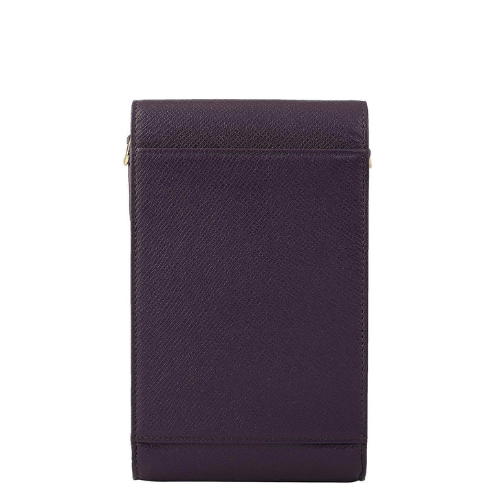 Franzy Leather Crossbody - Grapevine