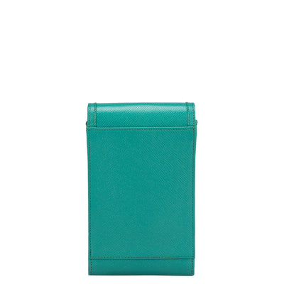 Franzy Leather Crossbody - Green