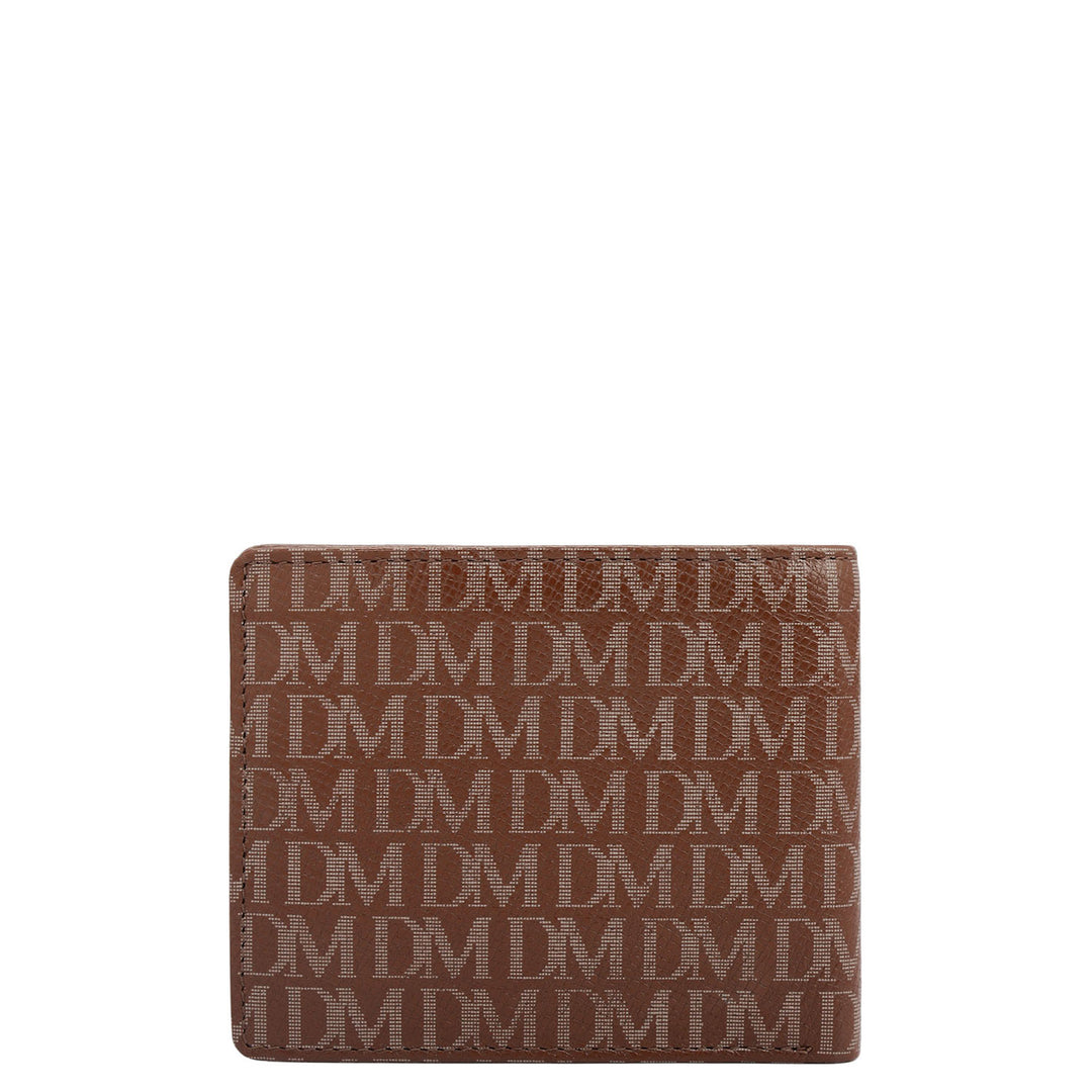Date Bifold Leather Mens Wallet