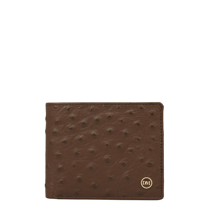 Walnut Bifold Leather Mens Wallet