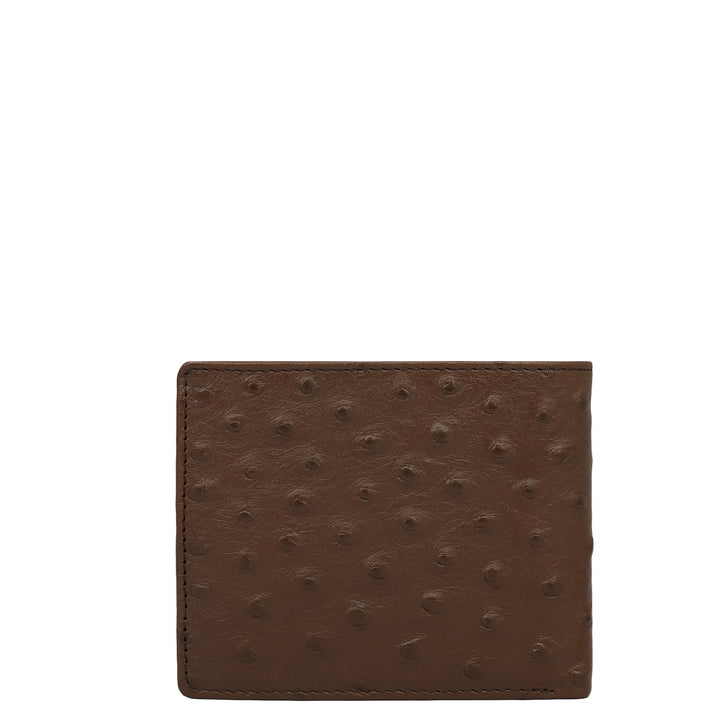 Walnut Bifold Leather Mens Wallet