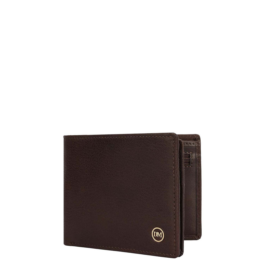 Brown Bifold Leather Mens Wallet
