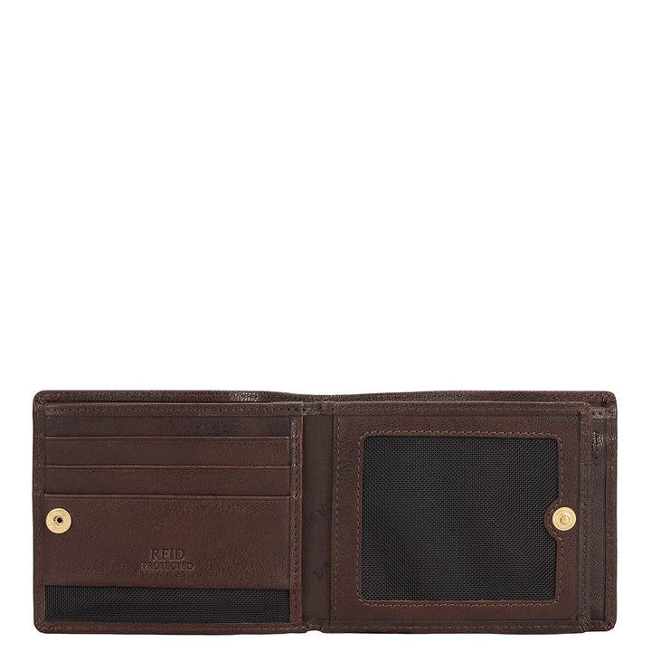 Brown Bifold Leather Mens Wallet