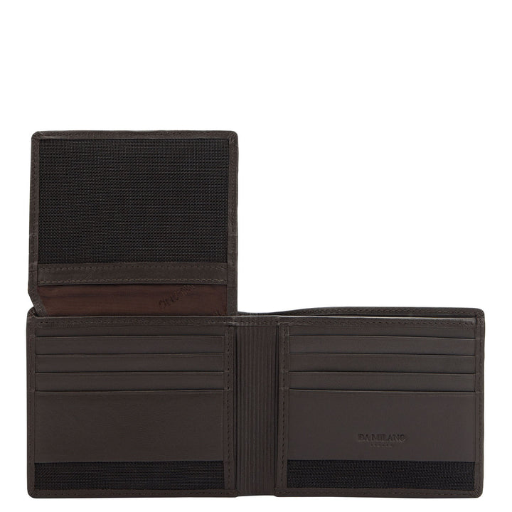 Classic Bifold Men's Wallet - Brown