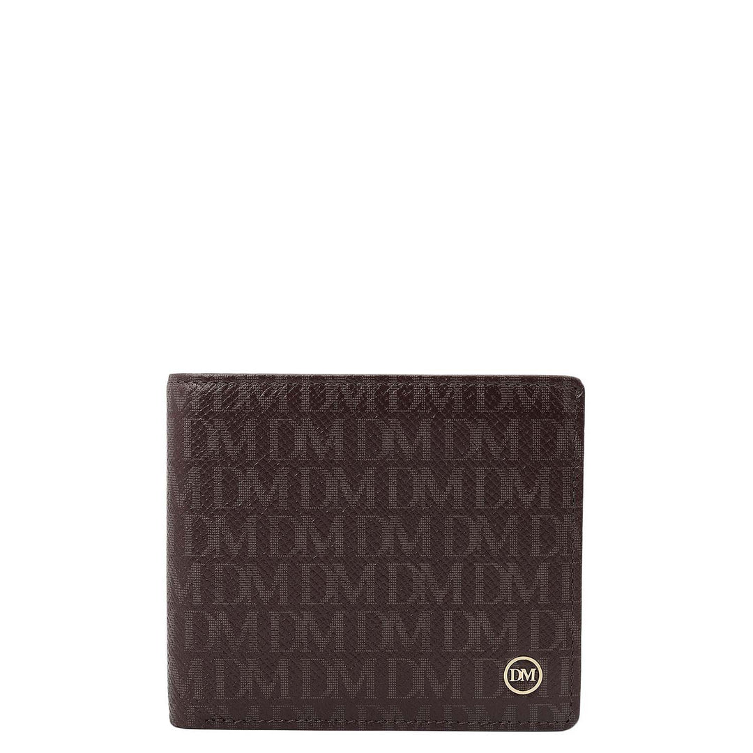 Chocolate Bifold Leather Mens Wallet