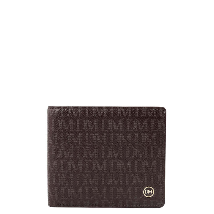 Chocolate Bifold Leather Mens Wallet