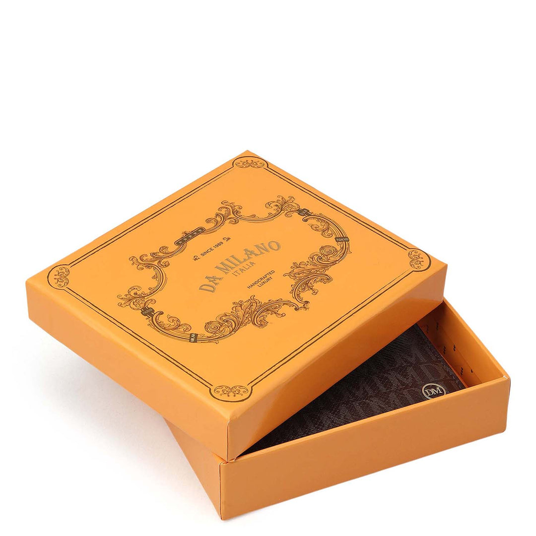 Chocolate Bifold Leather Mens Wallet