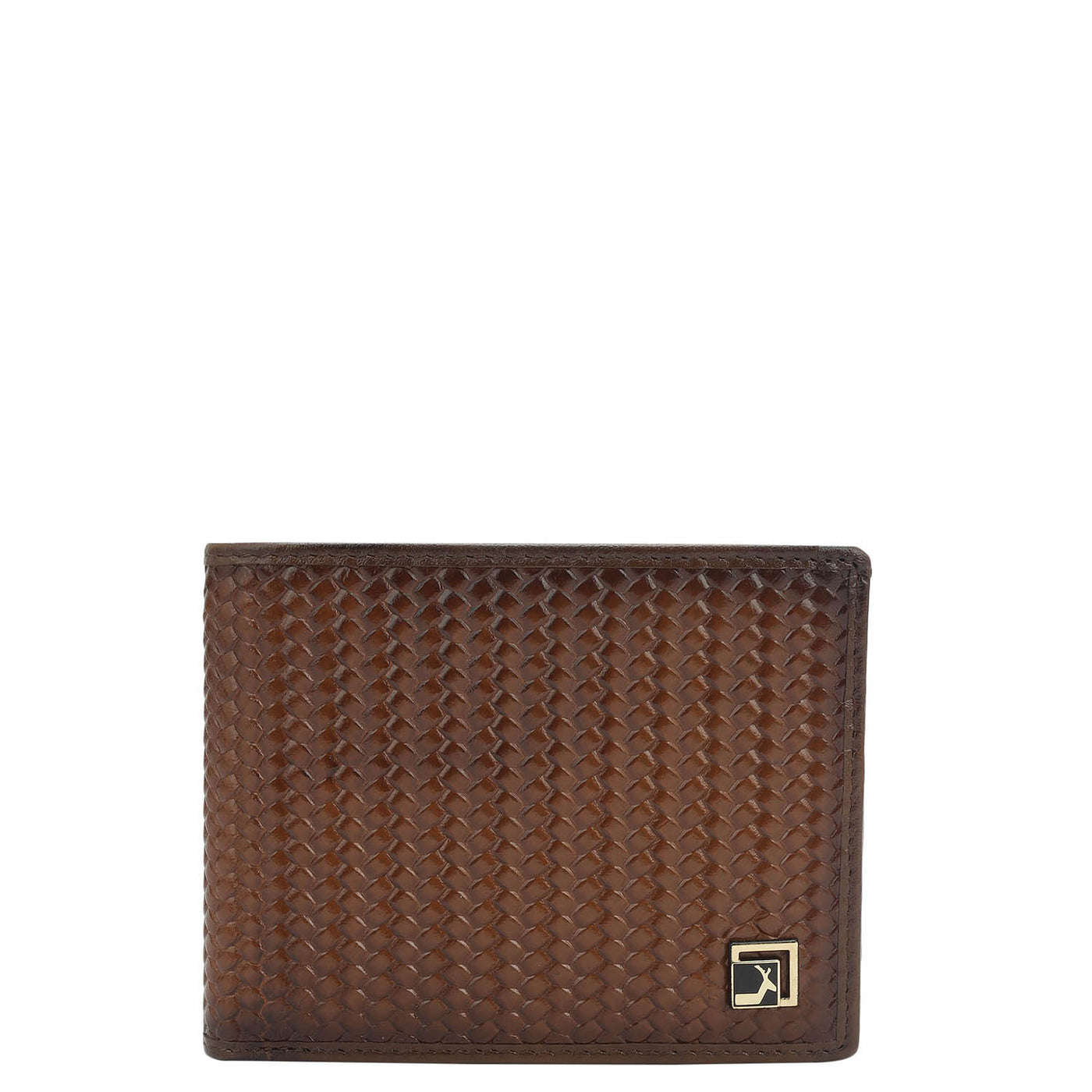 Cognac Bifold Leather Mens Wallet