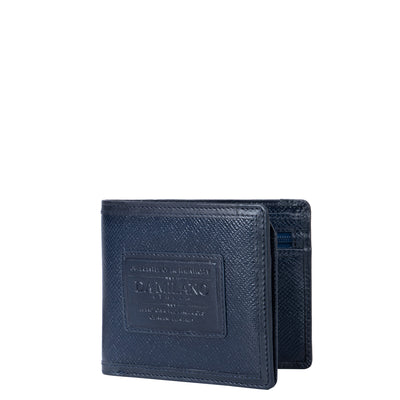 Franzy Leather Mens Wallet - Navy