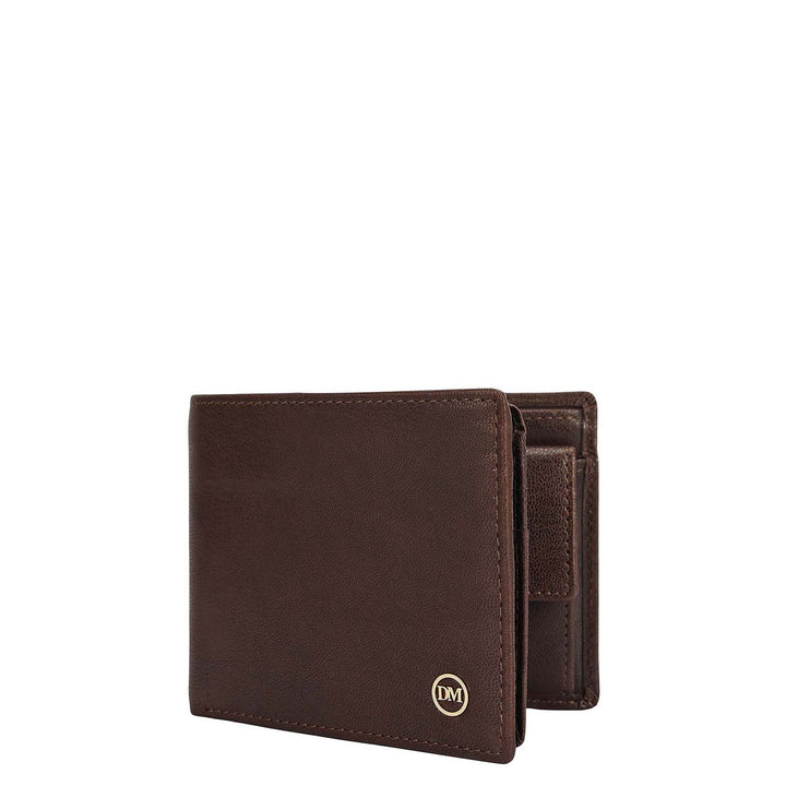 Brown Bifold Leather Mens Wallet