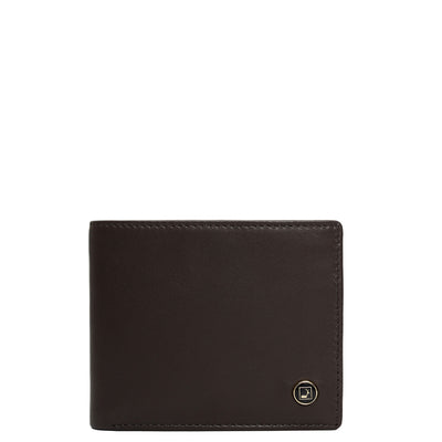 Brown Bifold Leather Mens Wallet