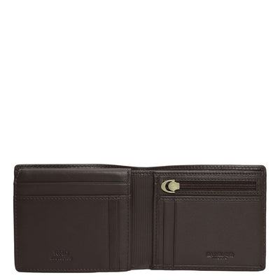 Brown Bifold Leather Mens Wallet