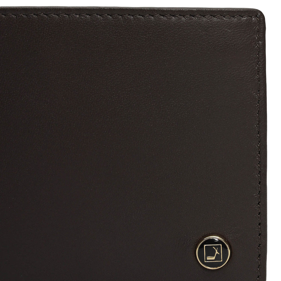 Brown Bifold Leather Mens Wallet