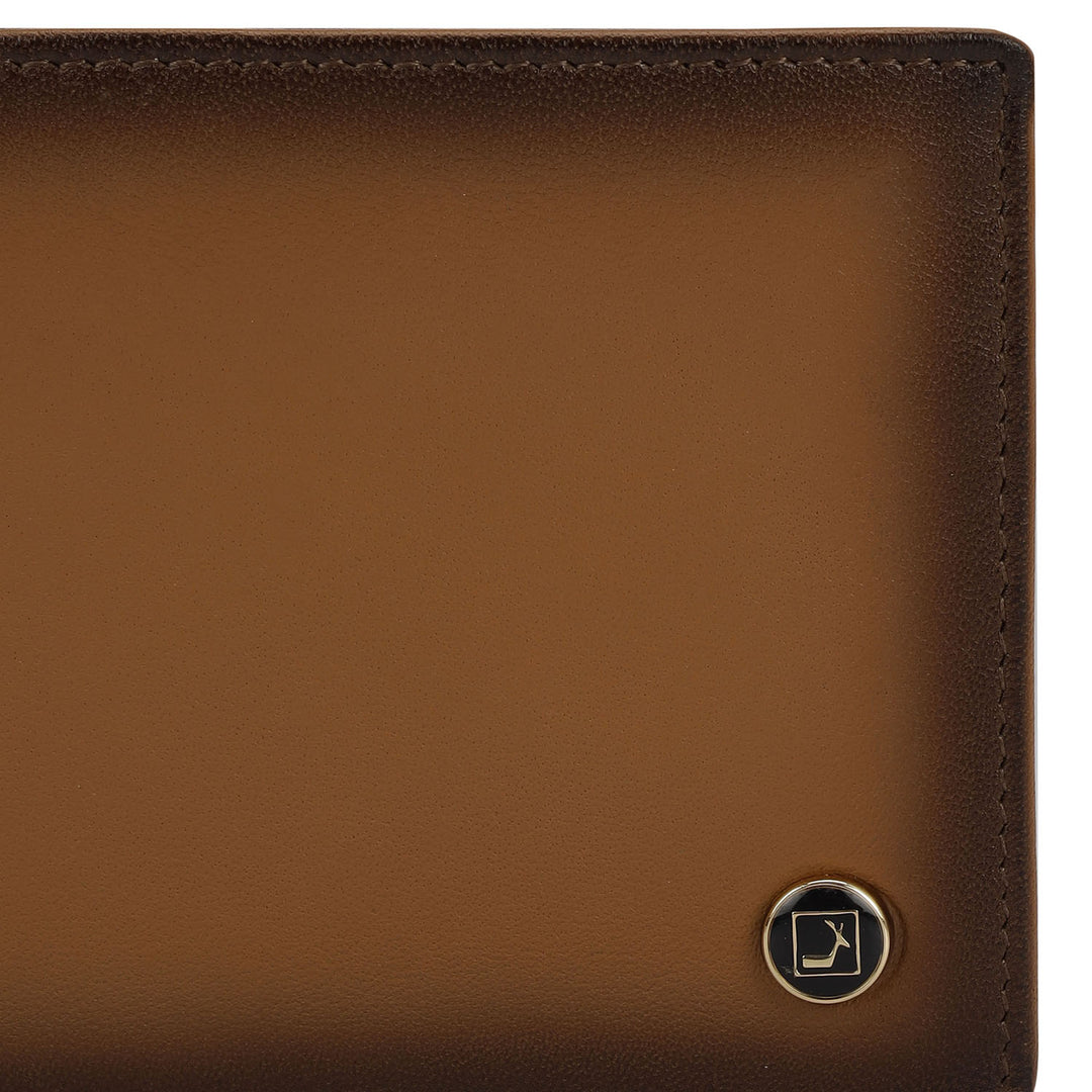 Cognac Bifold Leather Mens Wallet