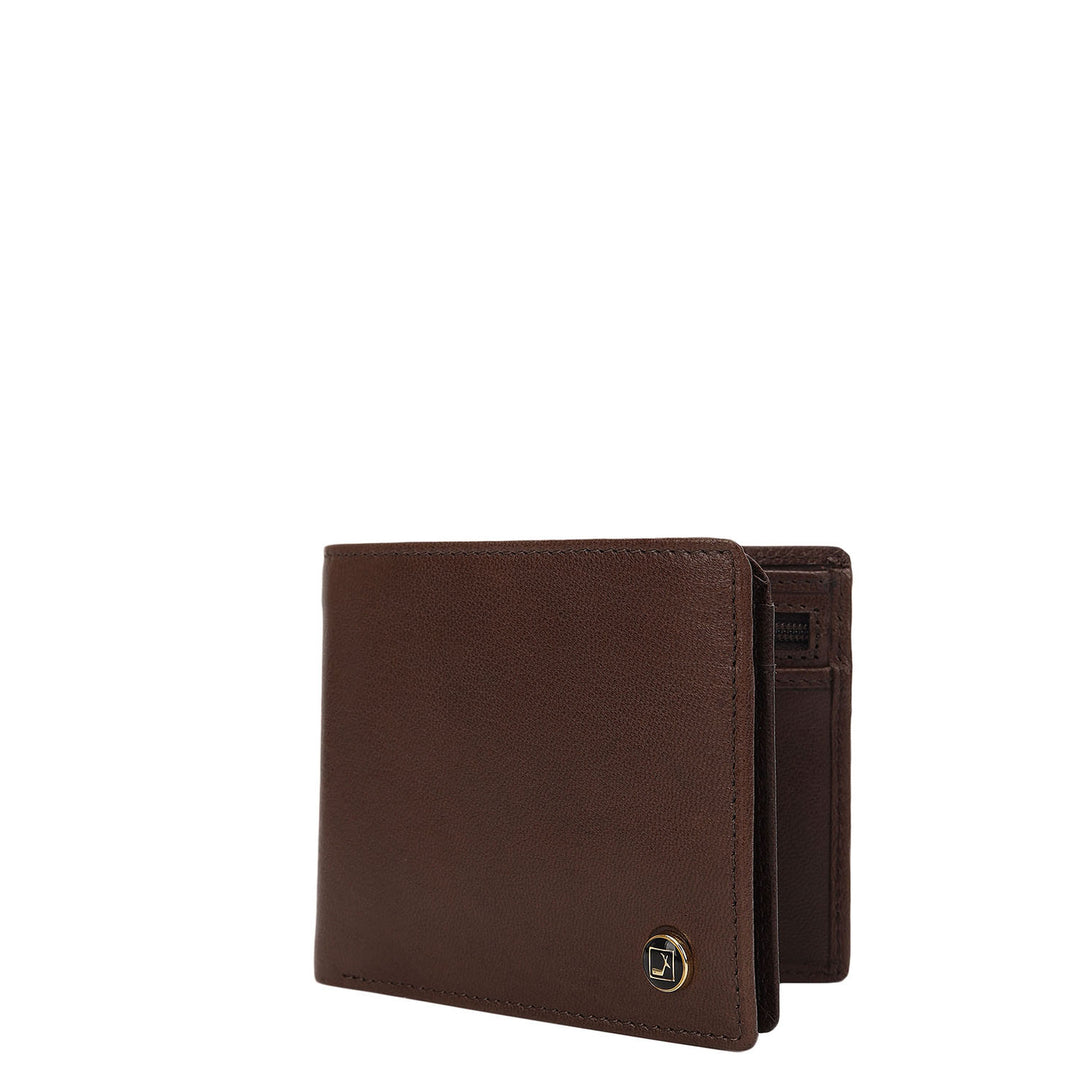 Brown Bifold Leather Mens Wallet