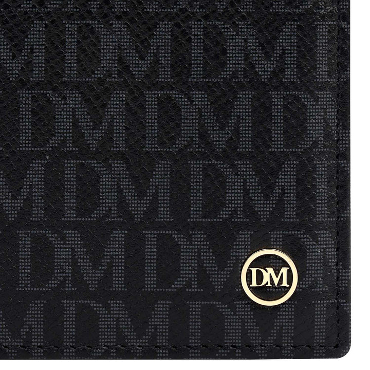 Black Bifold Leather Mens Wallet