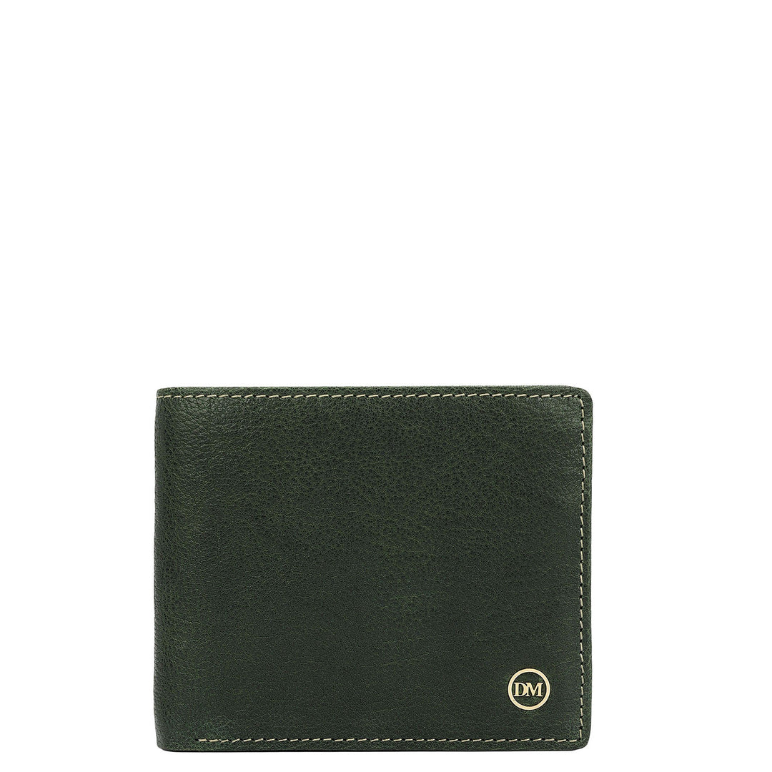 Bifold Men's Wallet - Petrol Green