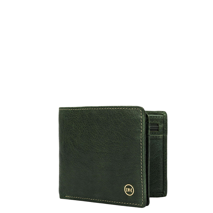 Bifold Men's Wallet - Petrol Green